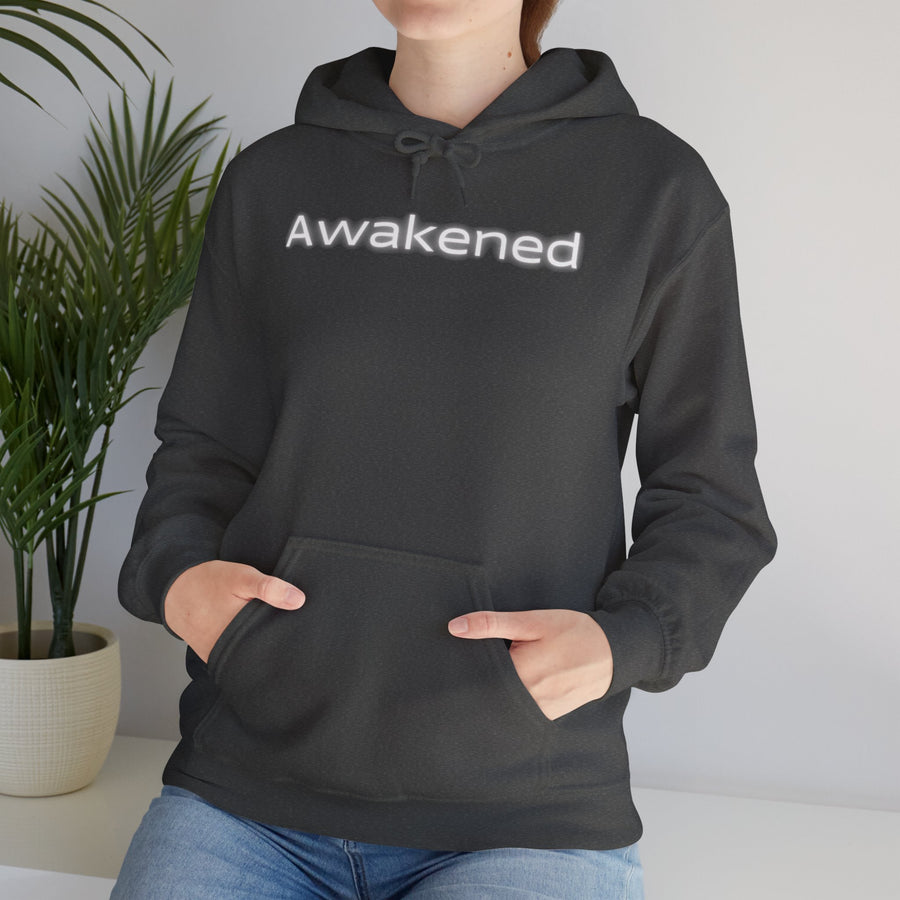 Awakened Unisex Heavy Blend Hoodie, Cozy Sweatshirt, Casual Wear, Spiritual Gift