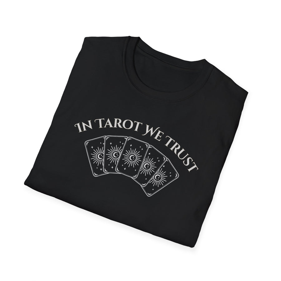 In Tarot We Trust tee | Tarot Card Illustration T-Shirt
