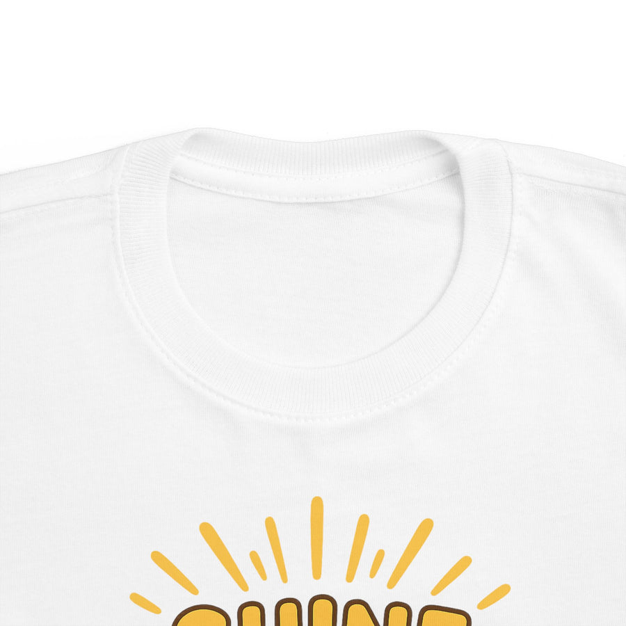 Shine Your Light Toddler T-Shirt — Bright Positive Kids Tee