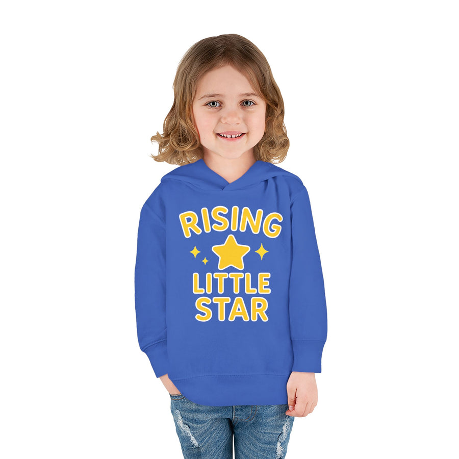 Rising Little Star Toddler Hoodie Yellow Star Pullover for Kids