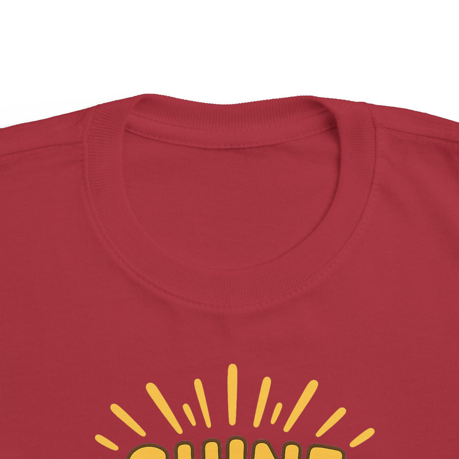 Shine Your Light Toddler T-Shirt — Bright Positive Kids Tee