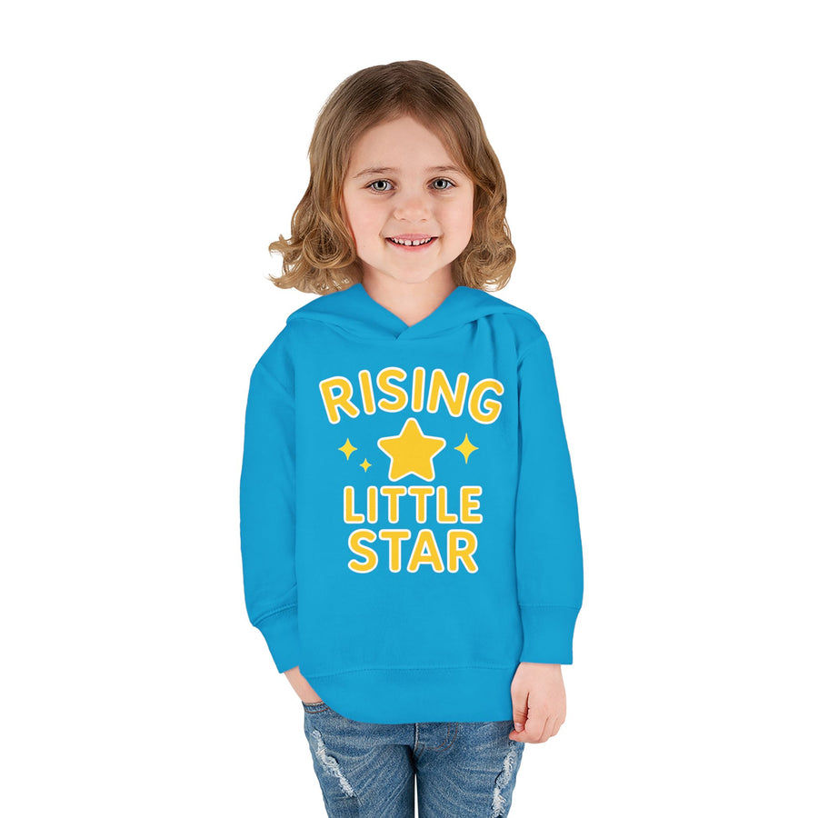 Rising Little Star Toddler Hoodie Yellow Star Pullover for Kids