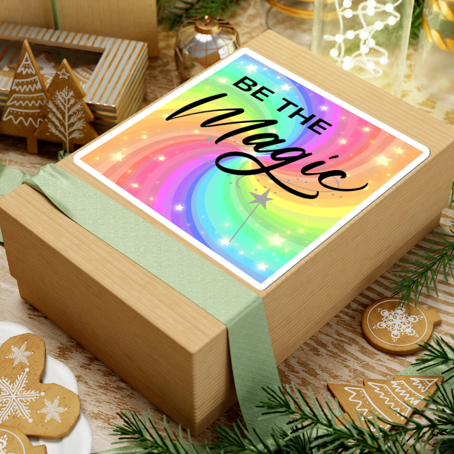 Be The Magic Rainbow Sticker — Inspirational Sticker