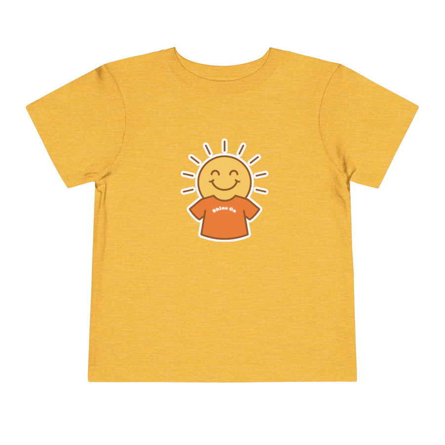 Shine-On Toddler T-Shirt — Happy Sun Smiley Graphic Tee