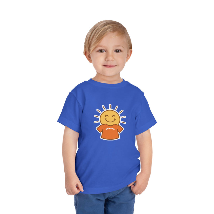 Shine-On Toddler T-Shirt — Happy Sun Smiley Graphic Tee