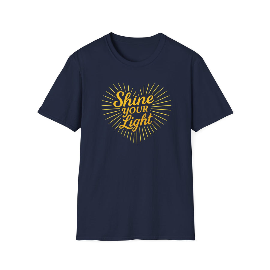 Shine Your Light Unisex Softstyle T-Shirt | Inspirational