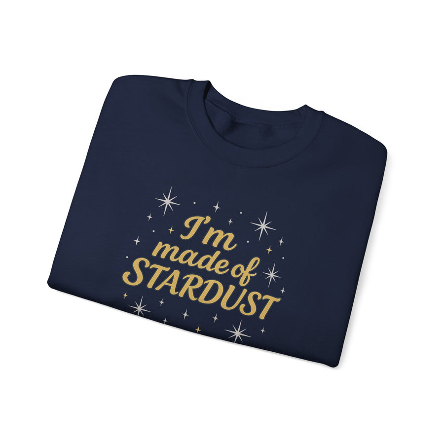 I'm Made of Stardust Crewneck Unisex Sweatshirt Heavy Blend™, Cosmic Gift, Astrology Lover