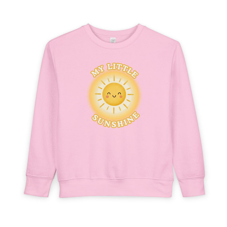 Cute Sun Toddler Sweatshirt - 'My Little Sunshine' Graphic Pullover