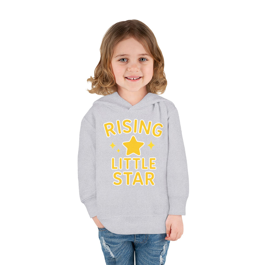 Rising Little Star Toddler Hoodie Yellow Star Pullover for Kids