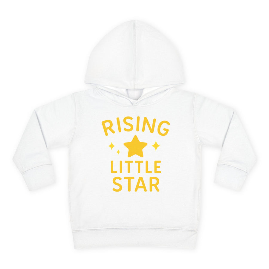 Rising Little Star Toddler Hoodie Yellow Star Pullover for Kids