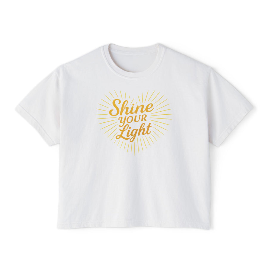 Shine Your Light Heart Women's Boxy Tee