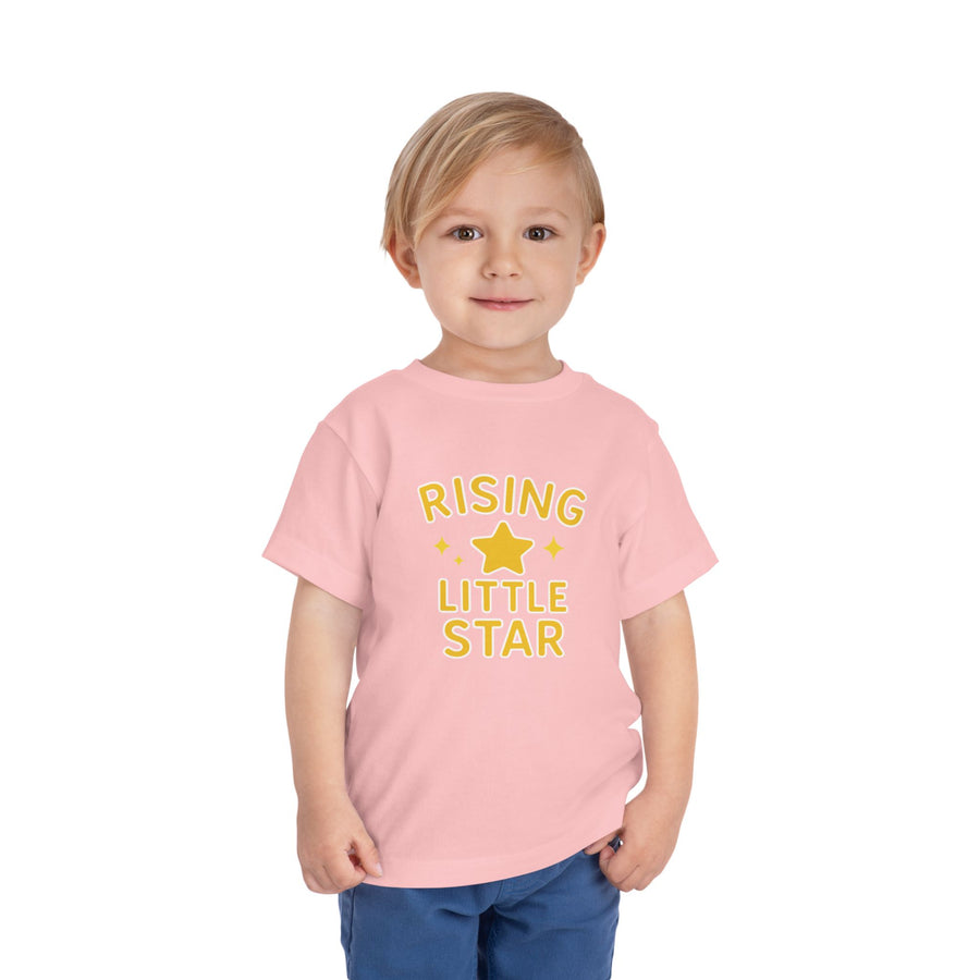 Rising Little Star Toddler T-Shirt – Cute Yellow Star Graphic