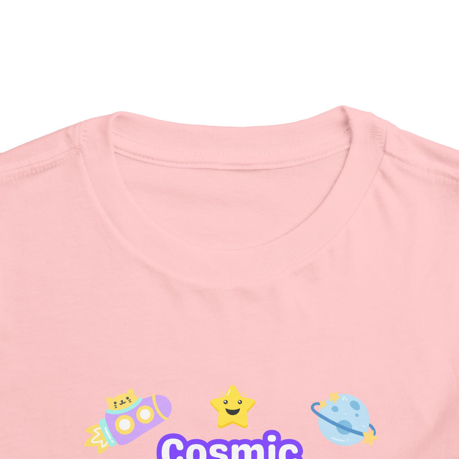 Cosmic Cutie Toddler Tee — Cute Space Graphic Shirt for Kids