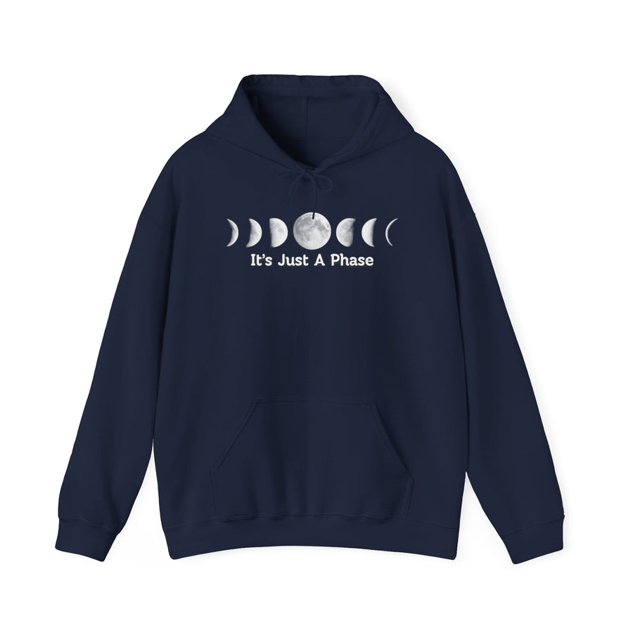 Moon Phases Hoodie - Unisex Cozy Sweatshirt for Astrology Lovers, Spiritual Gift, Relaxed Style
