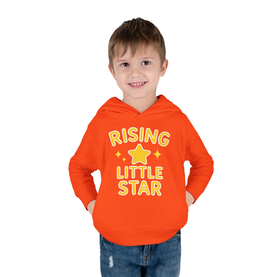 Rising Little Star Toddler Hoodie Yellow Star Pullover for Kids