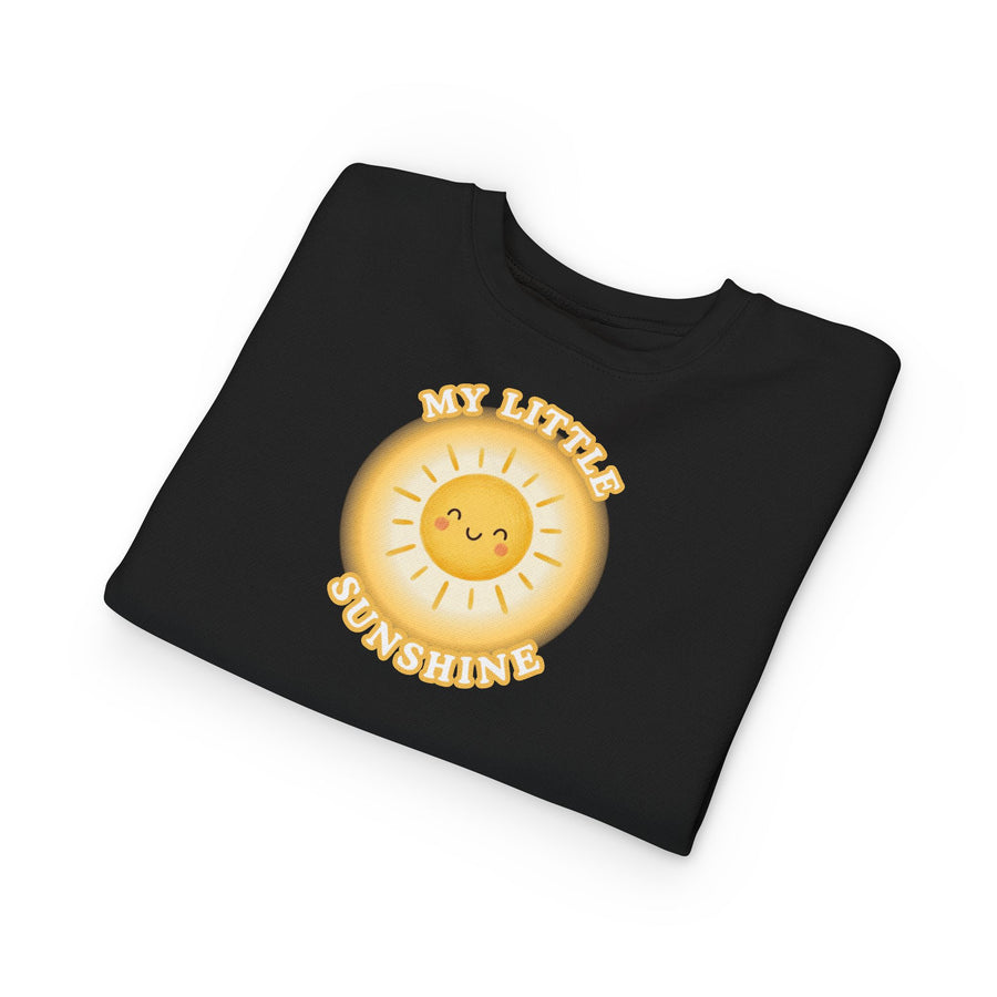 Cute Sun Toddler Sweatshirt - 'My Little Sunshine' Graphic Pullover