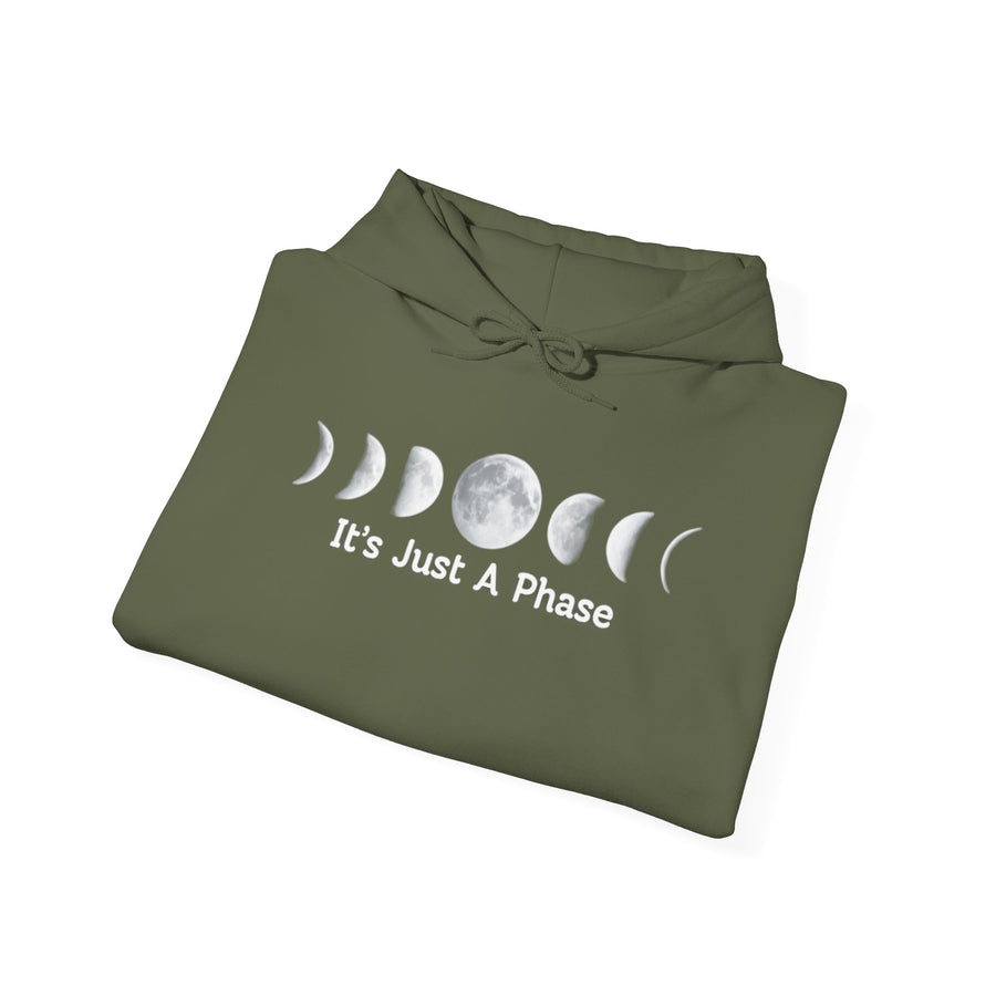 Moon Phases Hoodie - Unisex Cozy Sweatshirt for Astrology Lovers, Spiritual Gift, Relaxed Style