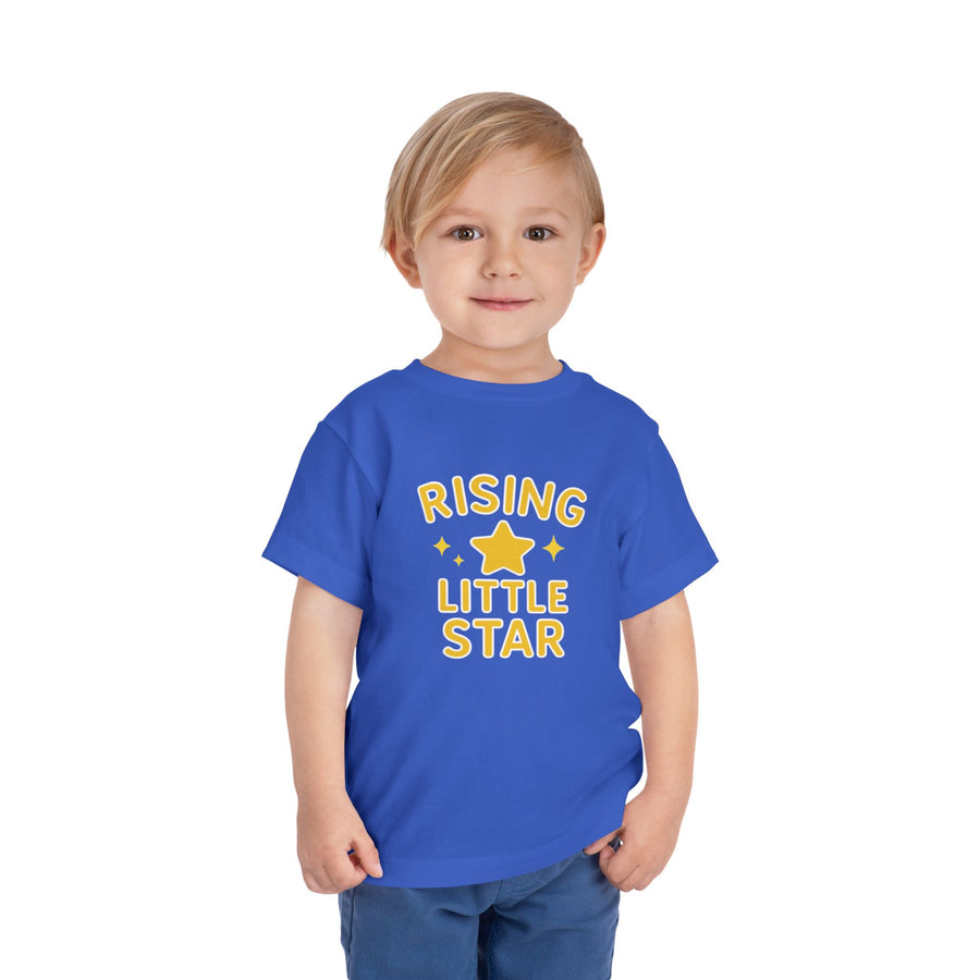 Rising Little Star Toddler T-Shirt – Cute Yellow Star Graphic