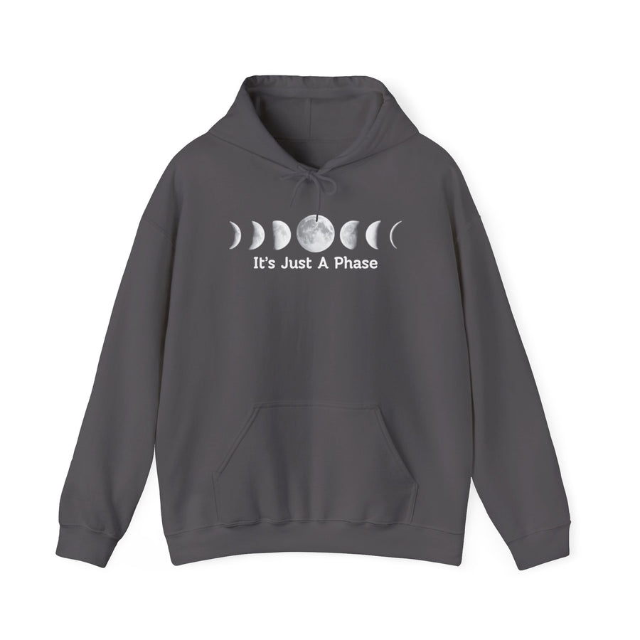 Moon Phases Hoodie - Unisex Cozy Sweatshirt for Astrology Lovers, Spiritual Gift, Relaxed Style