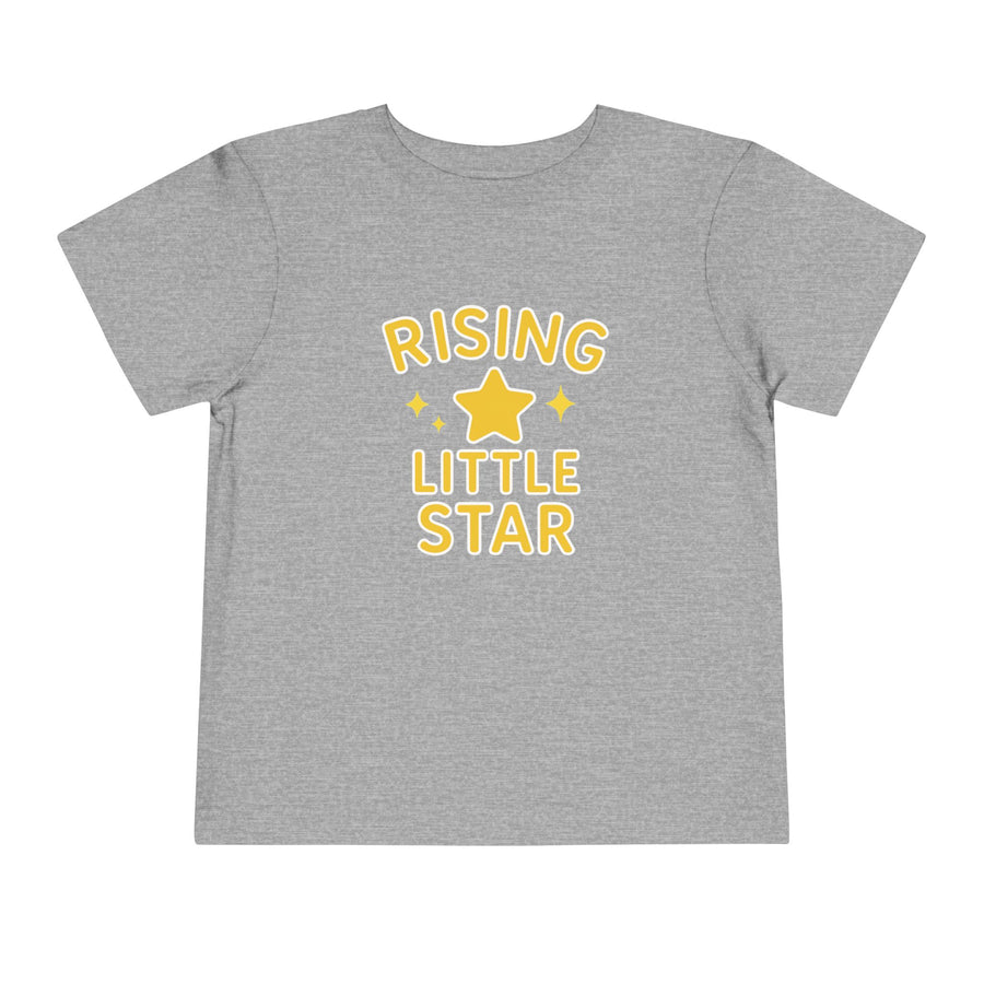 Rising Little Star Toddler T-Shirt – Cute Yellow Star Graphic
