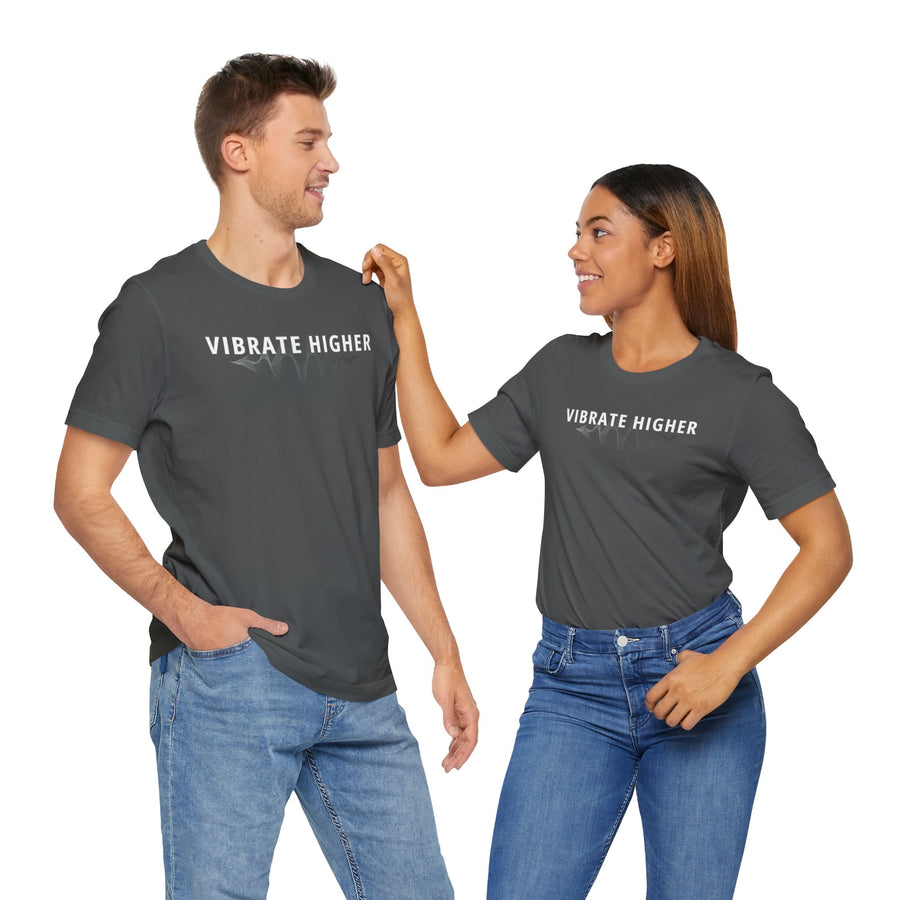 Vibrate Higher Tee — Spiritual Vibes Meditation T-Shirt