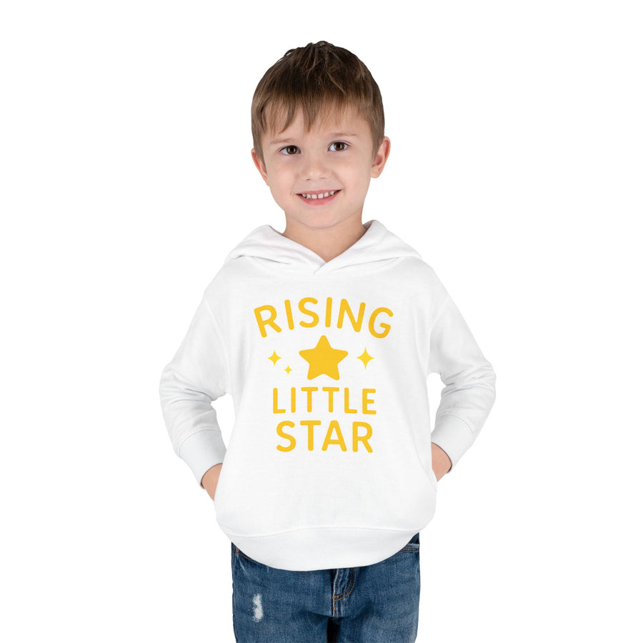 Rising Little Star Toddler Hoodie Yellow Star Pullover for Kids