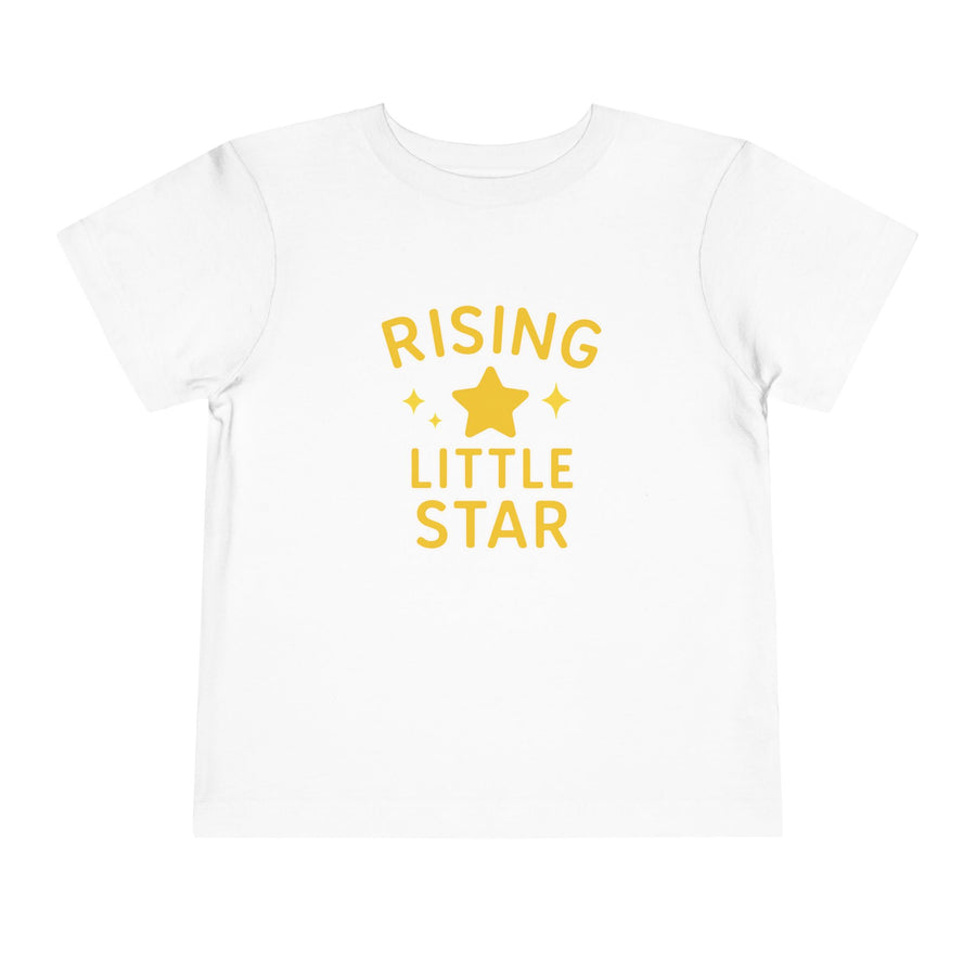 Rising Little Star Toddler T-Shirt – Cute Yellow Star Graphic