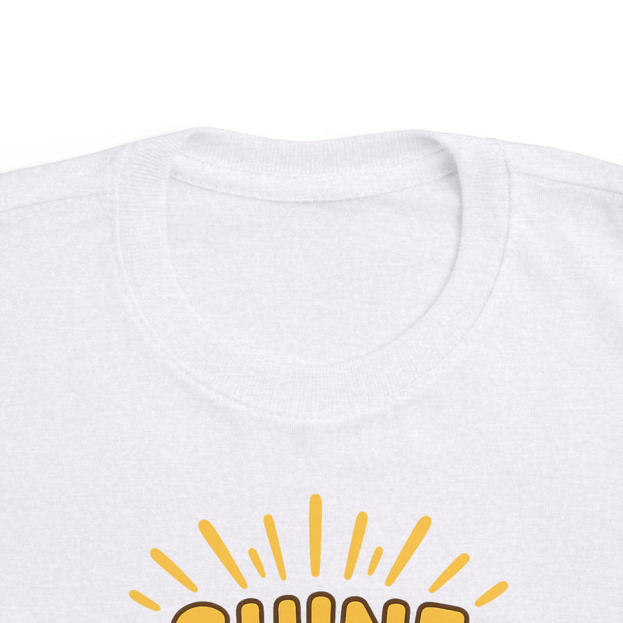 Shine Your Light Toddler T-Shirt — Bright Positive Kids Tee