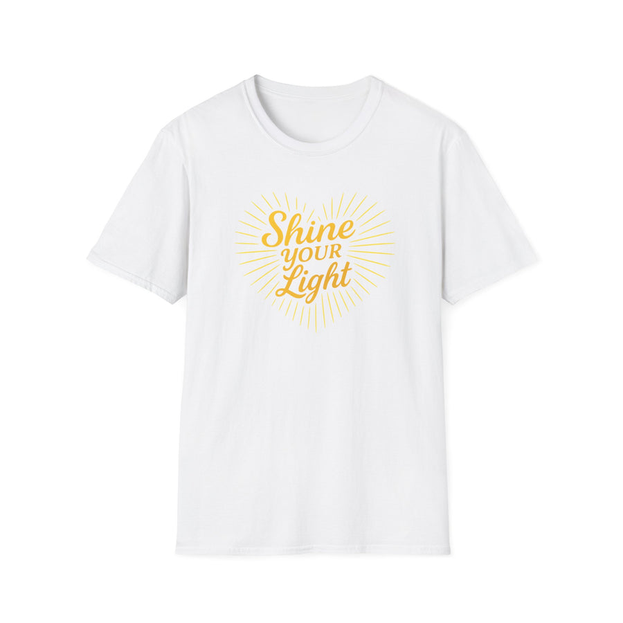 Shine Your Light Unisex Softstyle T-Shirt | Inspirational