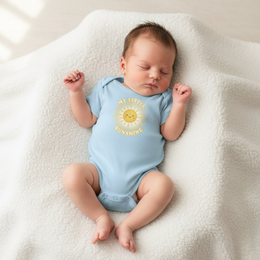 Our Little Sunshine Baby Bodysuit — Smiling Sun Infant Onesie