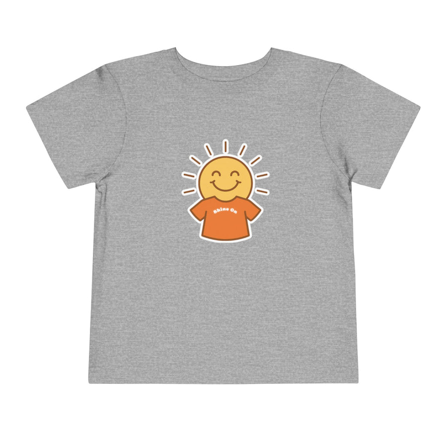 Shine-On Toddler T-Shirt — Happy Sun Smiley Graphic Tee