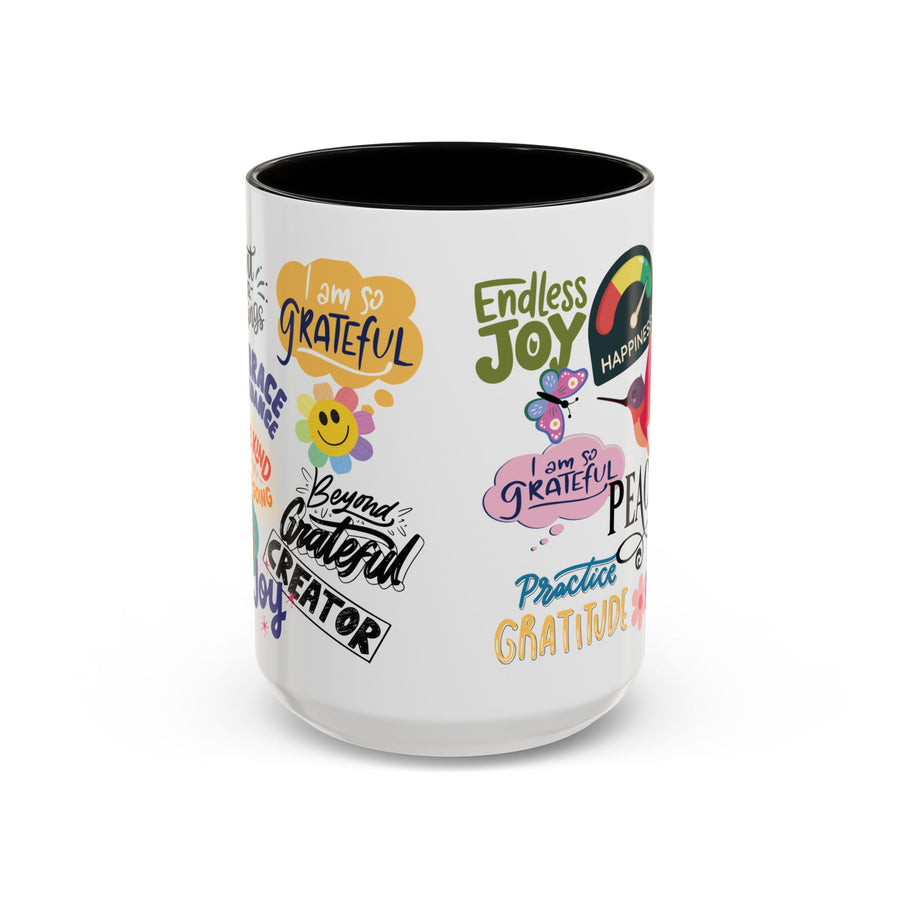 Grateful & Joy Inspirational Coffee Mug (11oz/15oz)