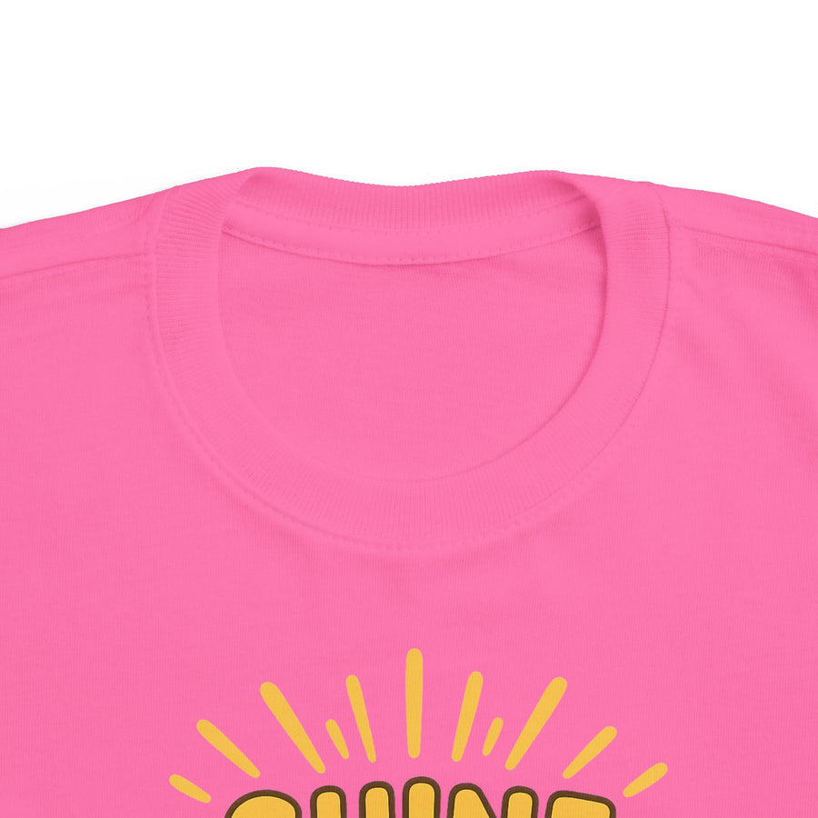 Shine Your Light Toddler T-Shirt — Bright Positive Kids Tee