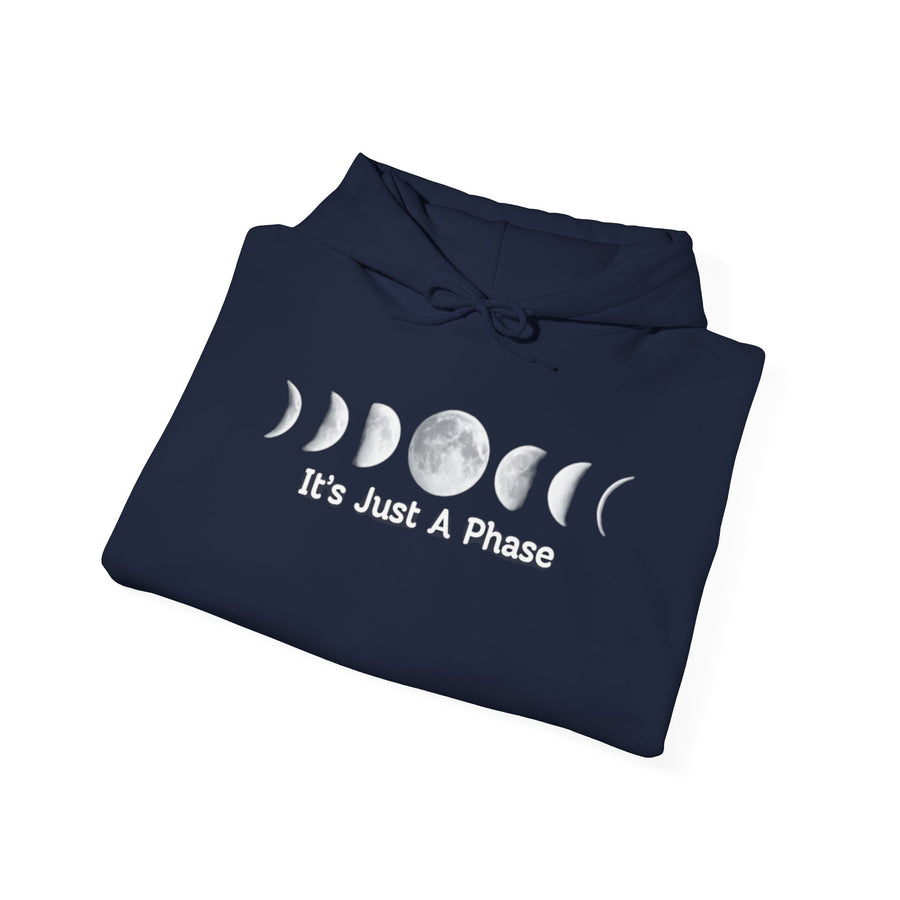 Moon Phases Hoodie - Unisex Cozy Sweatshirt for Astrology Lovers, Spiritual Gift, Relaxed Style