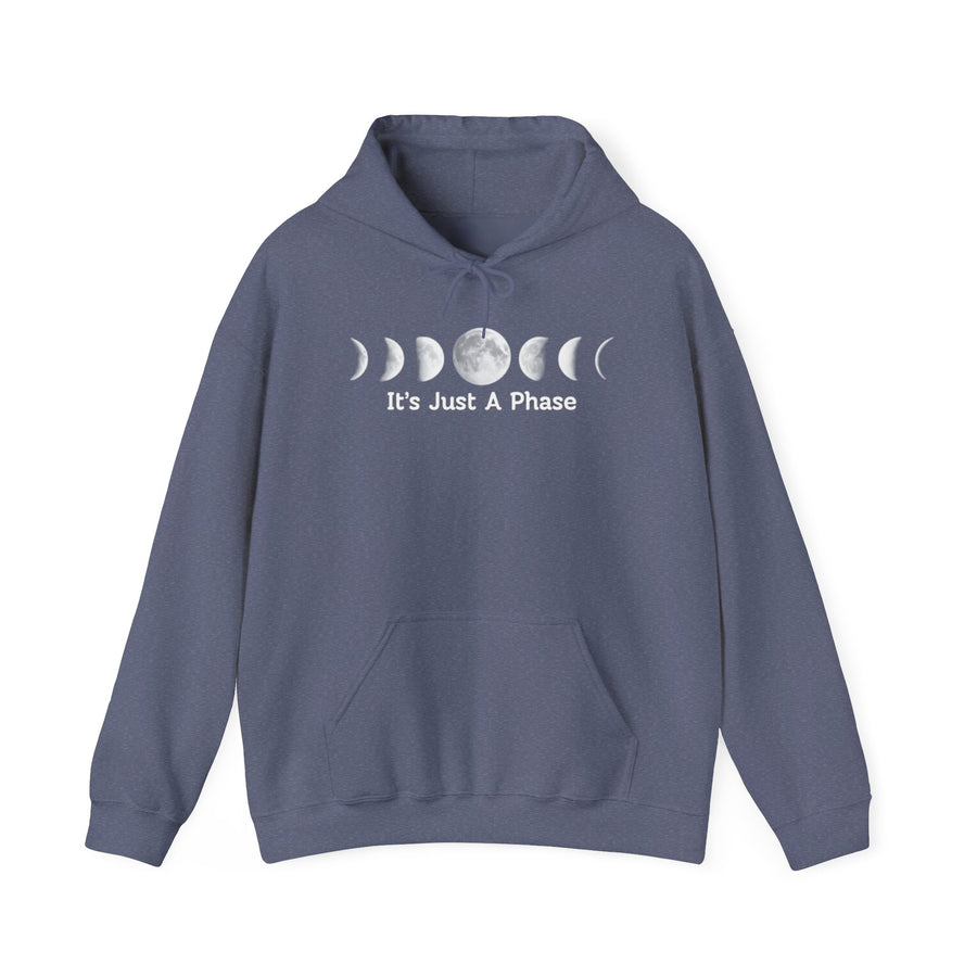 Moon Phases Hoodie - Unisex Cozy Sweatshirt for Astrology Lovers, Spiritual Gift, Relaxed Style