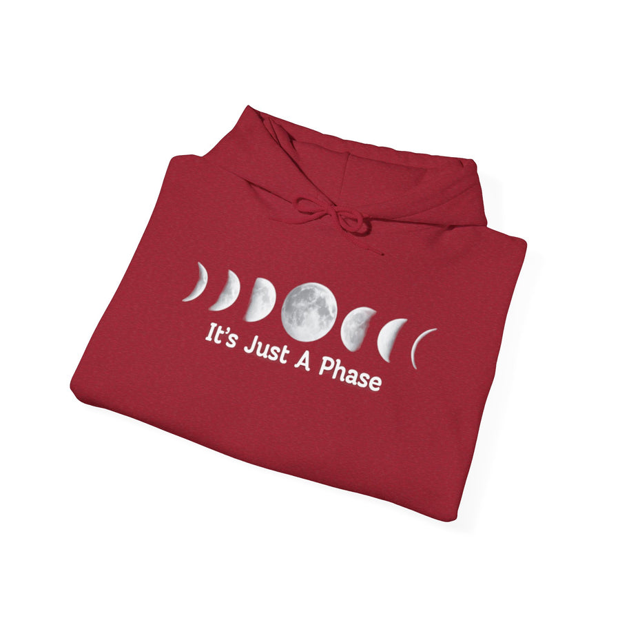 Moon Phases Hoodie - Unisex Cozy Sweatshirt for Astrology Lovers, Spiritual Gift, Relaxed Style