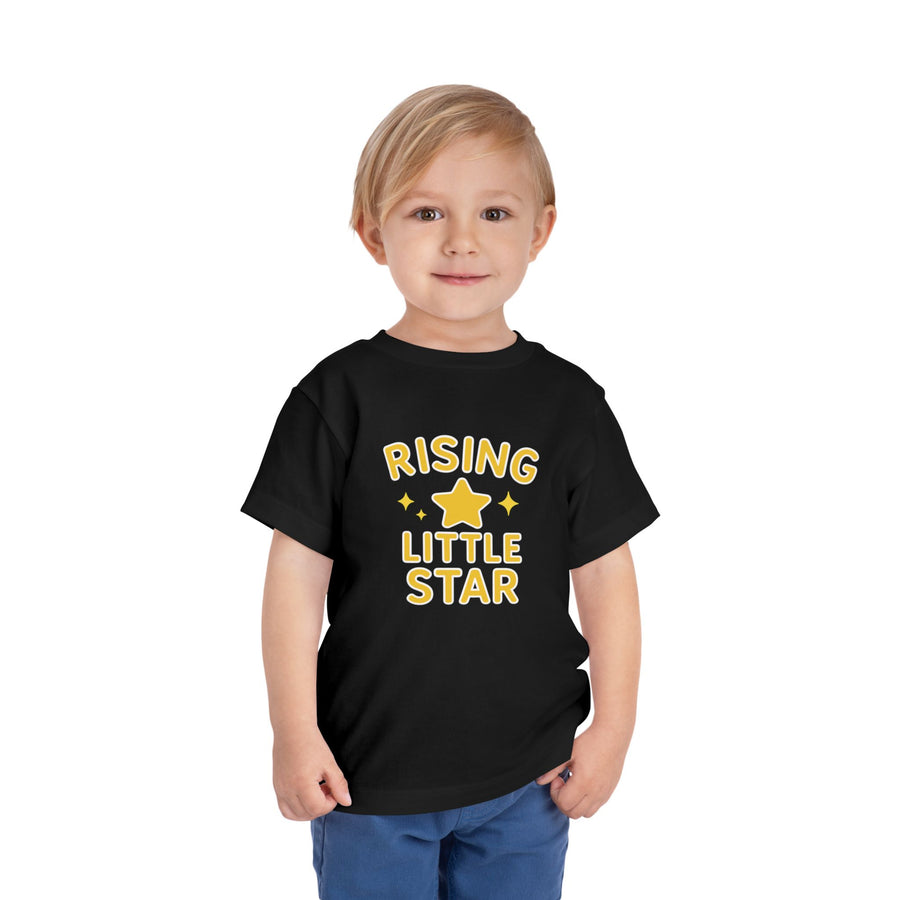 Rising Little Star Toddler T-Shirt – Cute Yellow Star Graphic