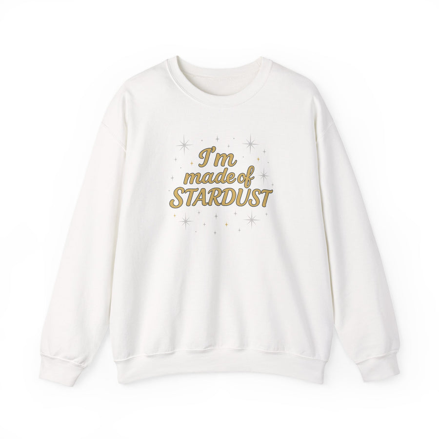 I'm Made of Stardust Crewneck Unisex Sweatshirt Heavy Blend™, Cosmic Gift, Astrology Lover