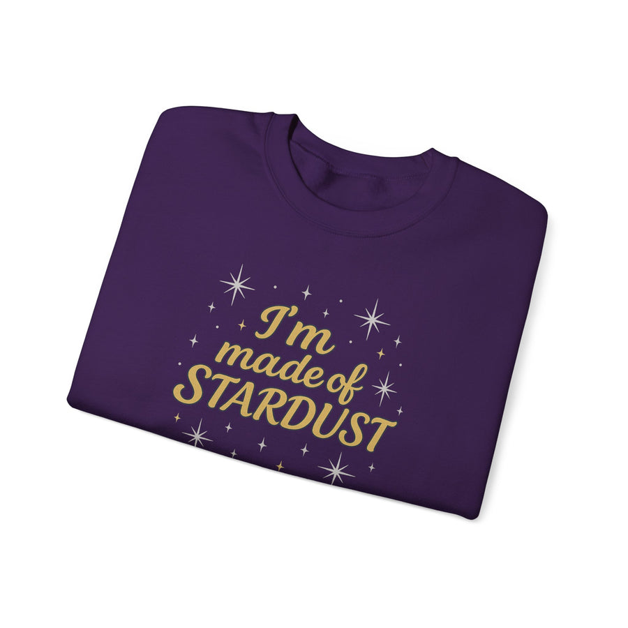 I'm Made of Stardust Crewneck Unisex Sweatshirt Heavy Blend™, Cosmic Gift, Astrology Lover