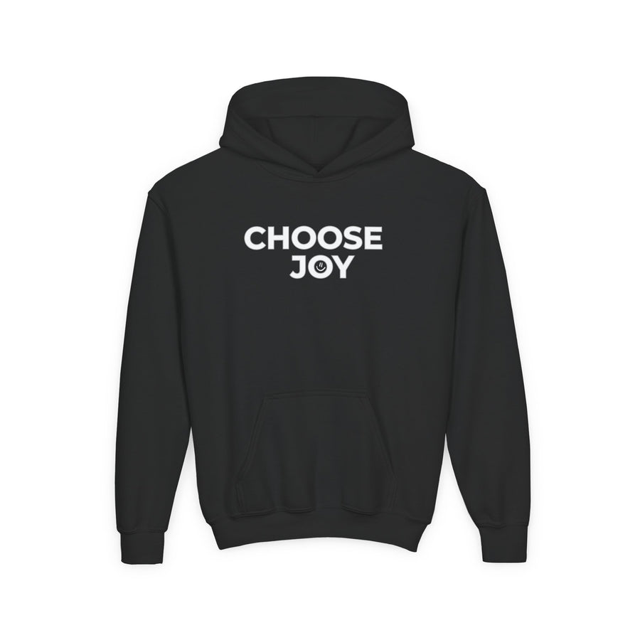 Choose Joy Smilley Face Youth Hoodie Positive Message Pullover