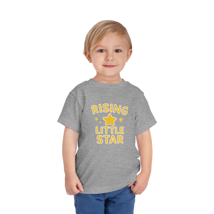 Rising Little Star Toddler T-Shirt – Cute Yellow Star Graphic