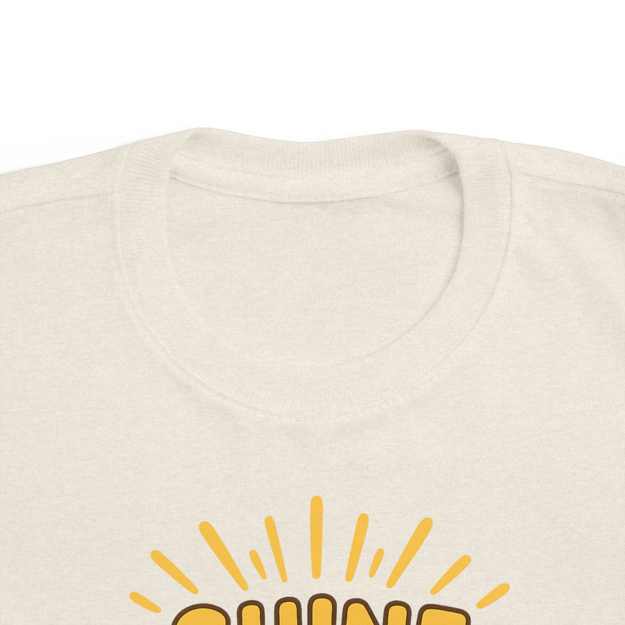 Shine Your Light Toddler T-Shirt — Bright Positive Kids Tee