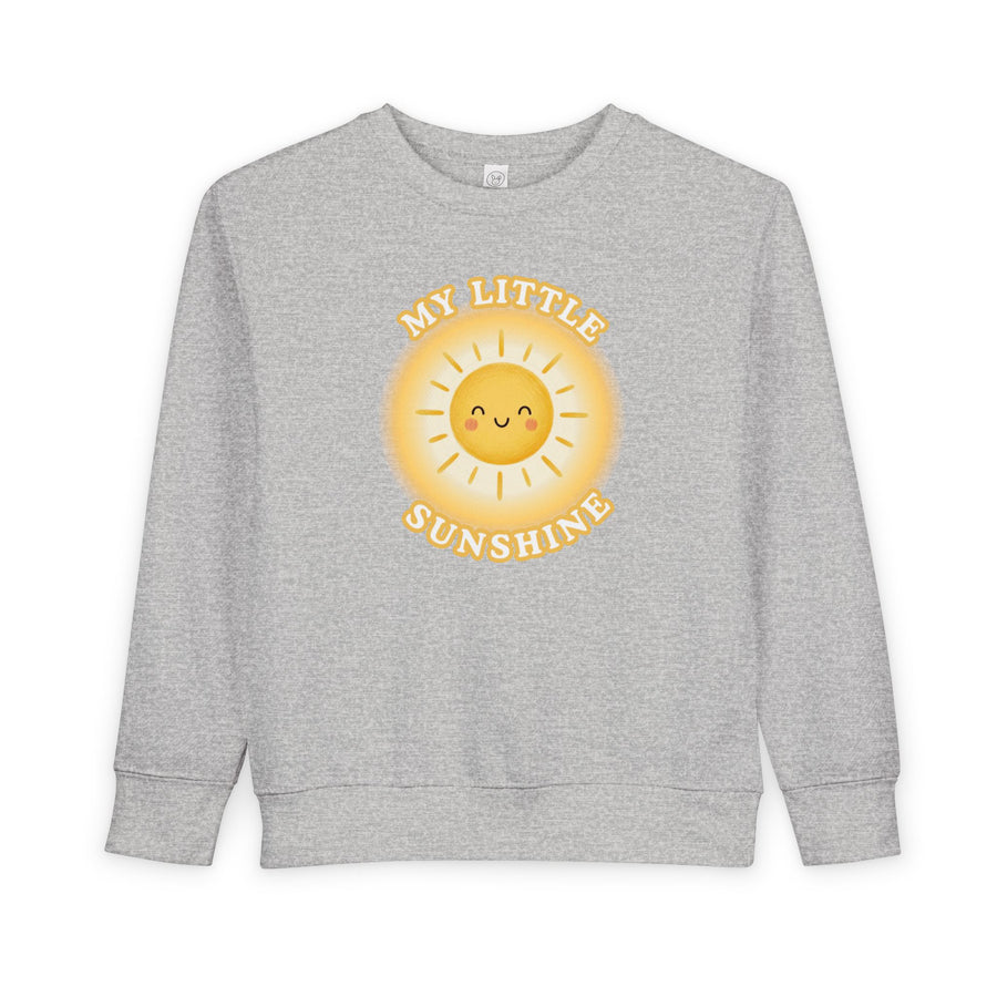 Cute Sun Toddler Sweatshirt - 'My Little Sunshine' Graphic Pullover