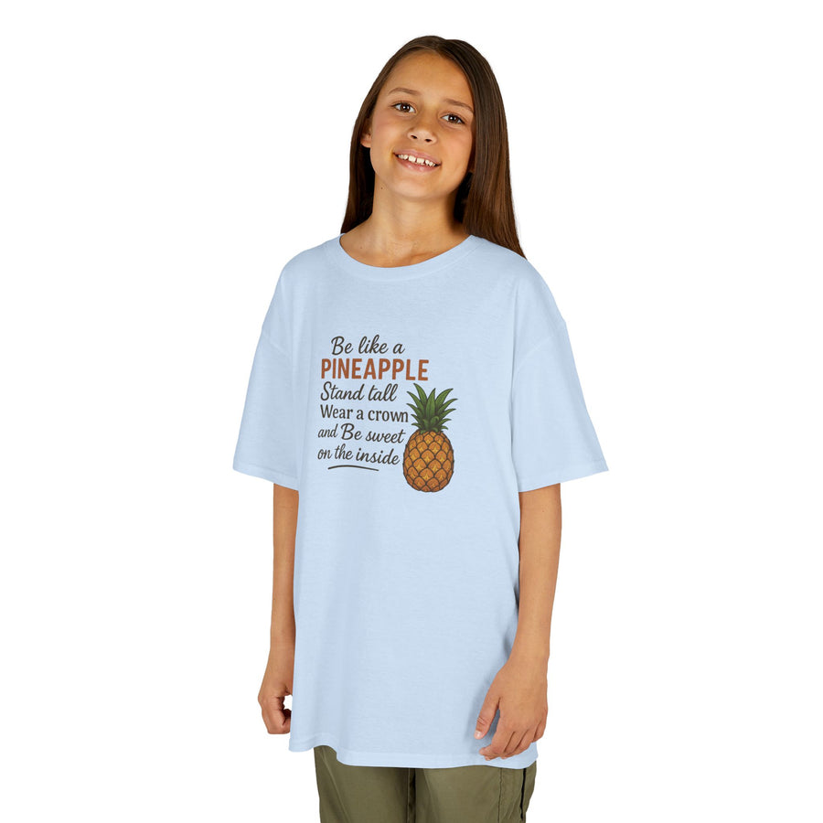 Be Like A Pineapple Positive Message Kids Tee