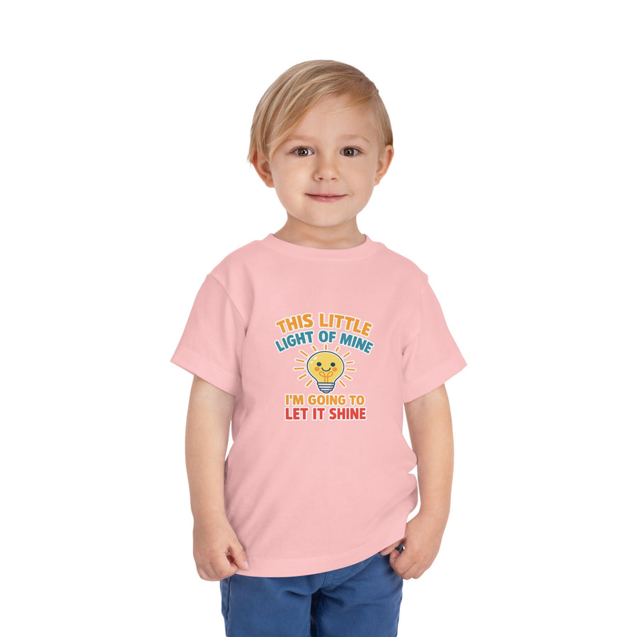 This Little Light of Mine Toddler T-shirt Bright Kids Tee