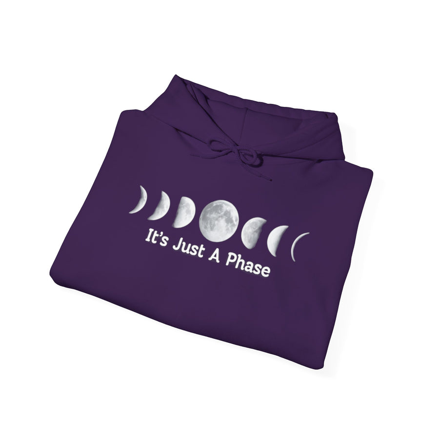 Moon Phases Hoodie - Unisex Cozy Sweatshirt for Astrology Lovers, Spiritual Gift, Relaxed Style