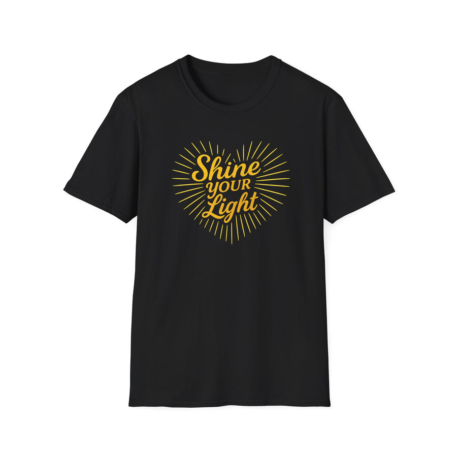 Shine Your Light Unisex Softstyle T-Shirt | Inspirational