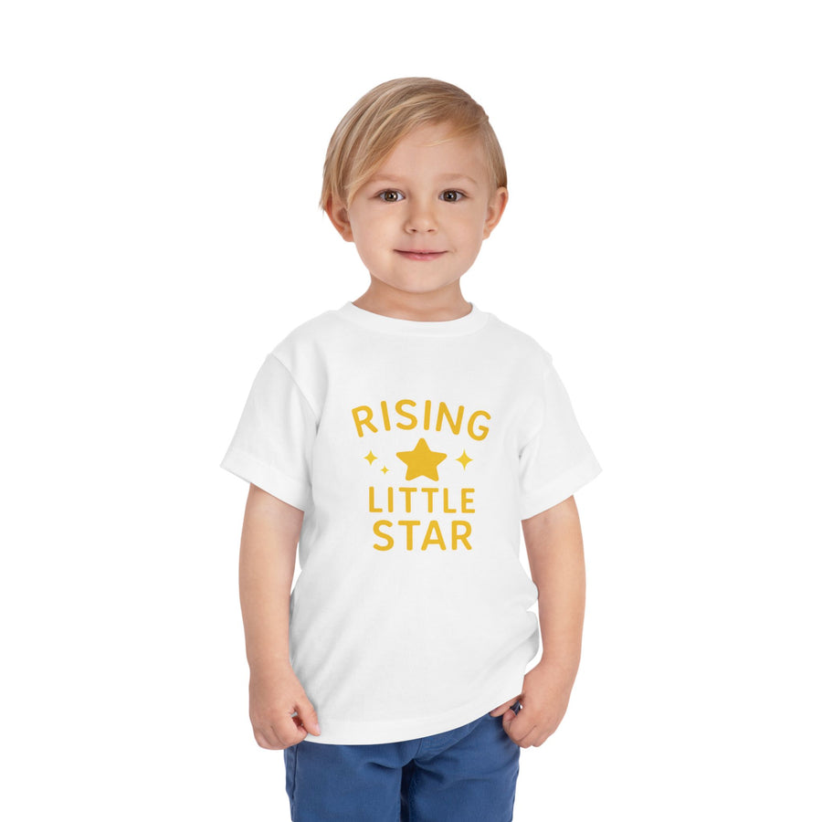Rising Little Star Toddler T-Shirt – Cute Yellow Star Graphic
