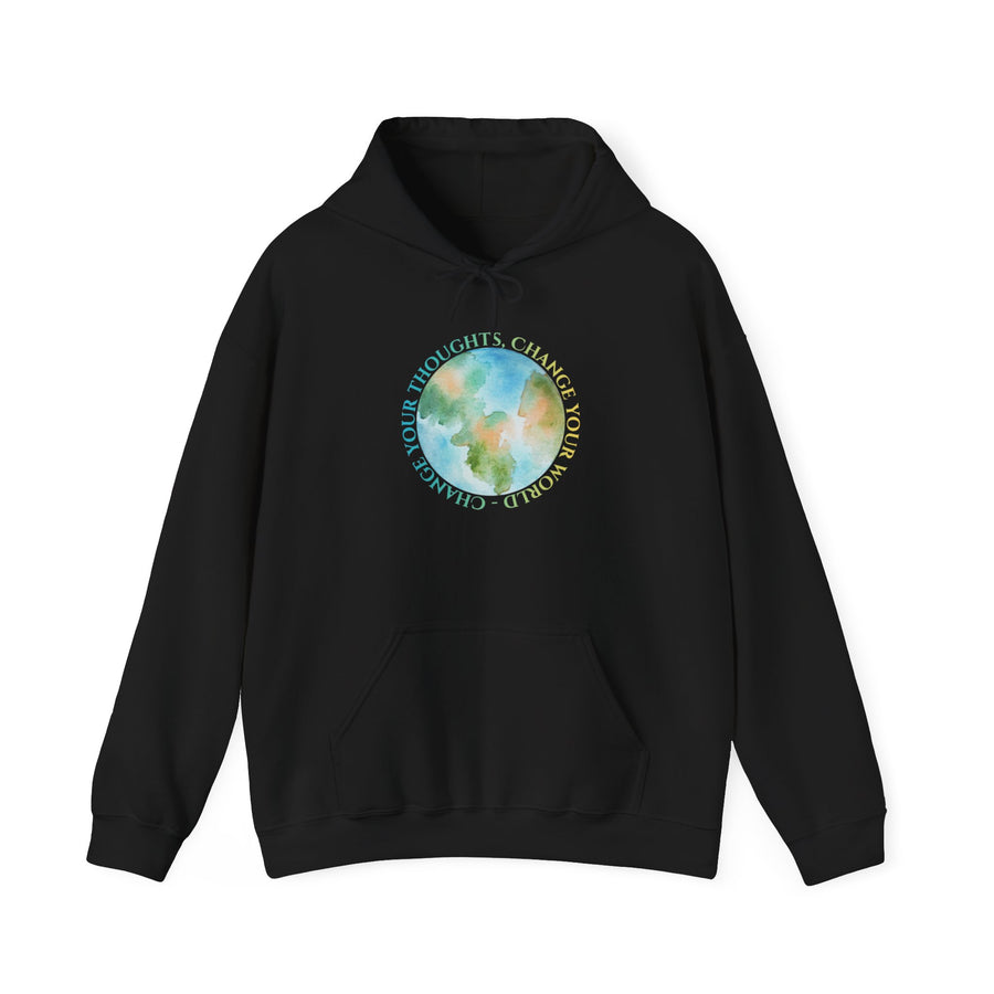 Change Your Thoughts and Change Your World Earthy Vibes Hoodie - Unisex Sweatshirt