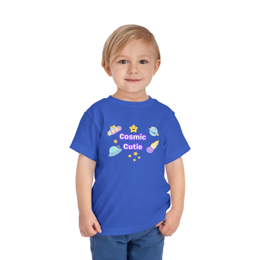 Cosmic Cutie Toddler Tee — Cute Space Graphic Shirt for Kids